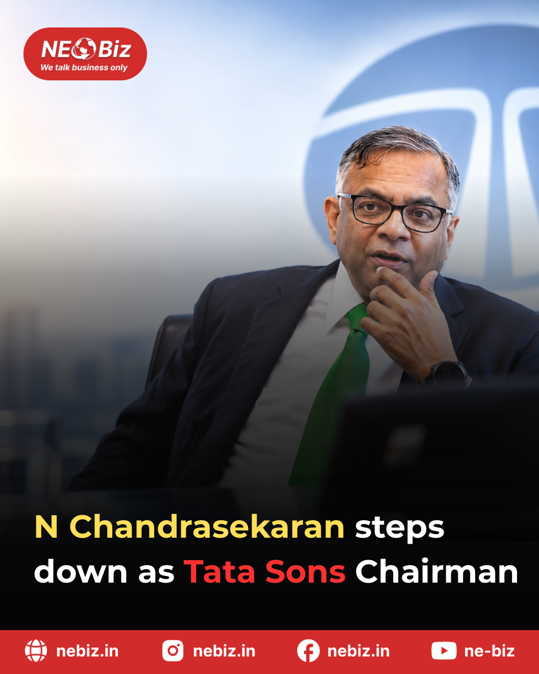 N Chandrasekaran steps down as Tata Sons Chairman
